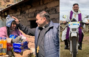 Monseñor Giovanni Cefai,  primer obispo de la Prelatura de Huancané, en la región Puno, Perú. Crédito: Cortesía de la Prelatura de Huancané
