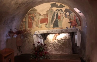 El lugar exacto donde San Francisco realizó el primer pesebre Crédito: ACI Prensa