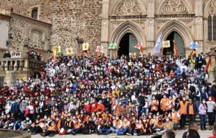 Peregrinos en el Santuario de Santa María de Guadalupe en España. Crédito: Diócesis de Córdoba.