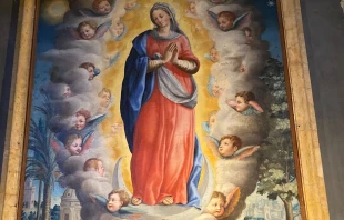 Esta imagen se conserva en la iglesia de San Vital, construida en el año 386, en Roma Crédito: Victoria Cardiel/EWTN News