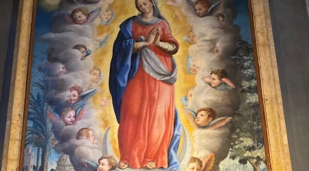 Esta imagen se conserva en la iglesia de San Vital, construida en el año 386, en Roma