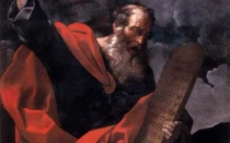 "Moisés con las tablas de la ley", por Guido Reni (1624).