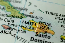 Haití en un mapa del mundo.