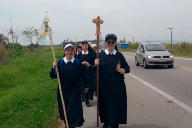 Hermanas de Schoenstatt en peregrinación al Santuario de Aparecida