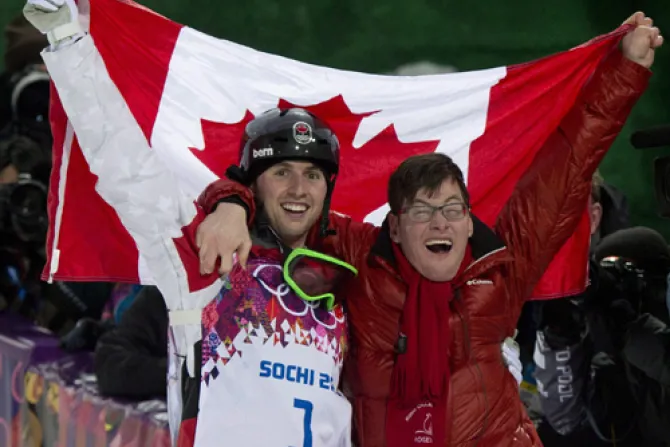 Sochi 2014: Campeón canadiense dedica triunfo a su hermano con parálisis cerebral