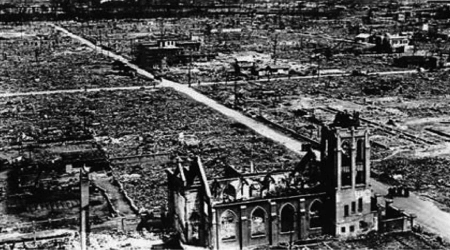 Hiroshima después de la bomba. Créditos: Dominio público