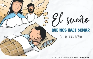 Portada de la historieta sobre el sueño de Don Bosco Crédito: Cortesía Luis Camargo