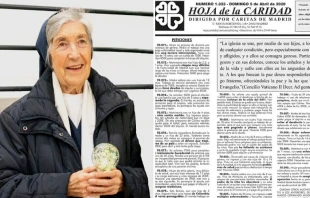 Sor Josefina Calvo, hija de la Caridad, falleciu00f3 a los 90 au00f1os. Cru00e9dito: Cu00e1ritas Madrid 
