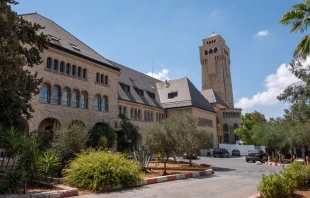 Complejo hospitalario-iglesia de Augusta Victoria en el Monte de las Olivas, Jerusalén. Fue construida por la Fundación Emperatriz Augusta Victoria. Crédito: Shutterstock