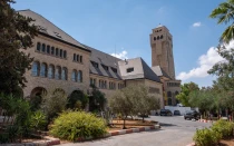 Complejo hospitalario-iglesia de Augusta Victoria en el Monte de las Olivas, Jerusalén. Fue construida por la Fundación Emperatriz Augusta Victoria.