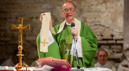 El Cardenal Humes celebra la Misa en Santa Domitila antes de firmar el "Pacto de las catacumbas para la casa común".