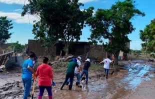 Afectaciones por las lluvias en Nayarit, México Crédito: Cáritas Tepic