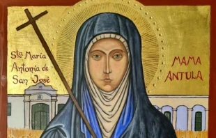 Iconografía de Mama Antula Crédito: P. Eduardo Pérez Dal Lago/AICA