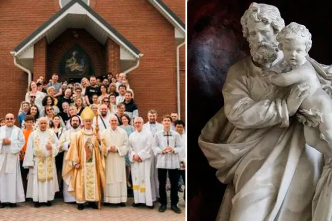 Consagran en Siberia una iglesia dedicada a San José: Tendrá un cáliz de Juan Pablo II