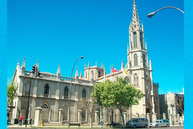 La iglesia carmelita en Viña del Mar (Chile).