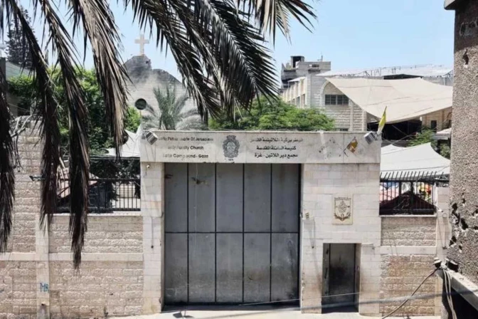 Iglesia de la Sagrada Familia en la ciudad de Gaza
