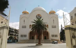 Iglesia de San Jorge restaurada tras el terremoto de 2023 en Alepo, Siria Crédito: Abdul Karim Daniel