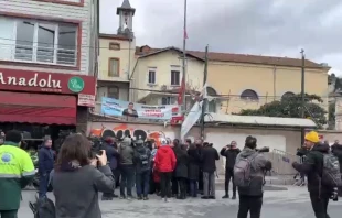 La Iglesia atacada en Estambul (Turquía) Crédito: Rudolf Gehrig / EWTN