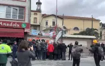 La Iglesia atacada en Estambul (Turquía)