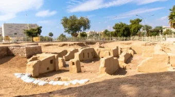 La antigua iglesia de Áqaba es testigo del cristianismo primitivo en Jordania.