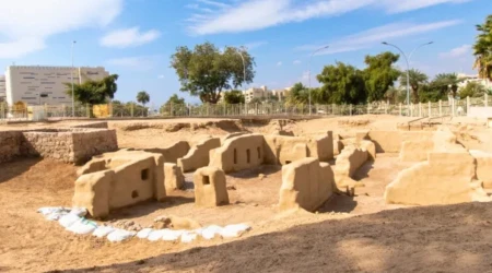 La antigua iglesia de Áqaba es testigo del cristianismo primitivo en Jordania.
