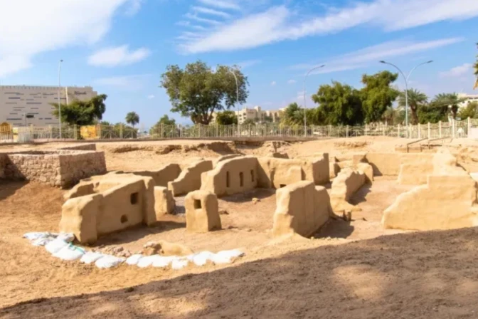 La antigua iglesia de Áqaba es testigo del cristianismo primitivo en Jordania.