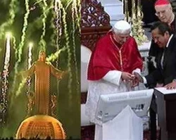 Benedicto XVI inaugura iluminaciu00f3n de Cristo Rey.?w=200&h=150