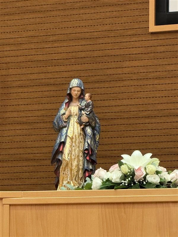 La imagen de Santa María la Antigua. Crédito: Victoria Cardiel/EWTN News