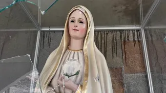 Arrancan los ojos y el corazón a una imagen del Inmaculado Corazón de María