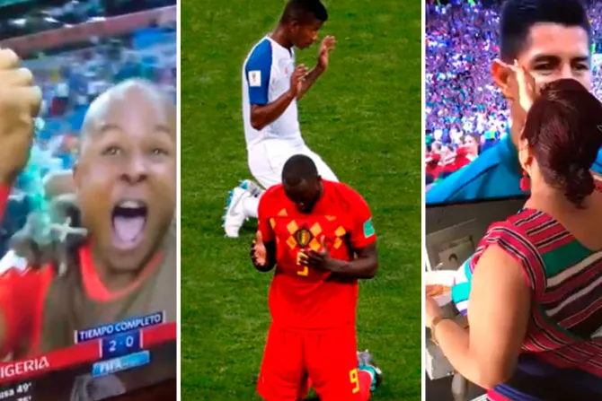 9 gestos de fe que marcaron el Mundial de Rusia 2018