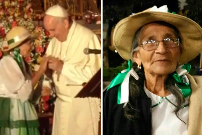 VIDEO: Catequista octogenaria y niños con síndrome de down conmueven al Papa en Quito
