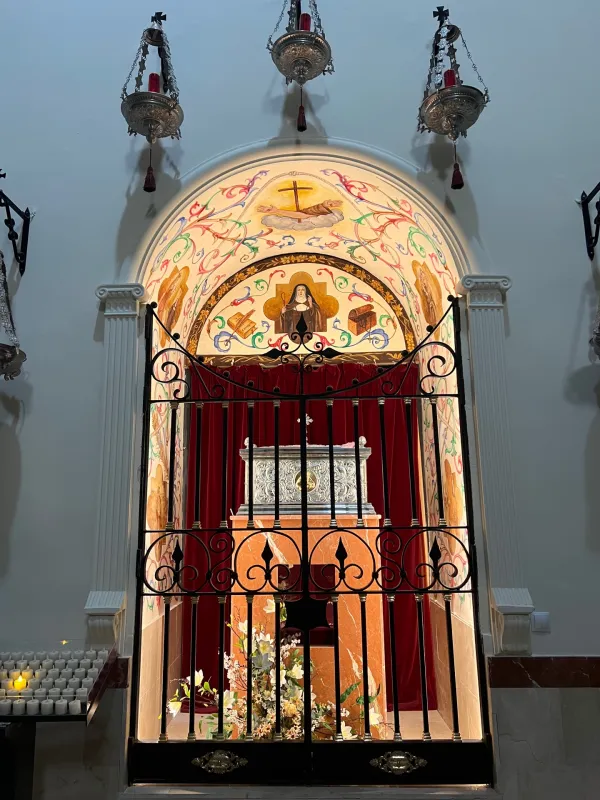 Las reliquias de Santa Juana. Crédito: Almudena M-B