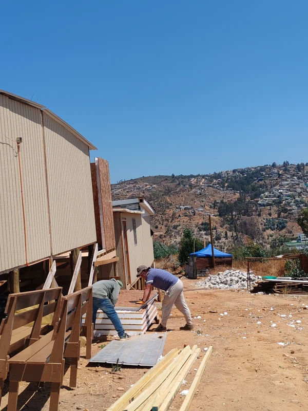 La guardería se ha construido en el terreno que fue arrasado por el fuego. Cortesía: Familia Vicenciana