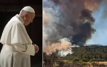 Papa Francisco / Incendio forestales en Chile.