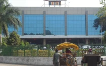 La estación de tren de Durg en Chhattisgarh, lugar del arresto de dos monjas el 25 de julio de 2025.