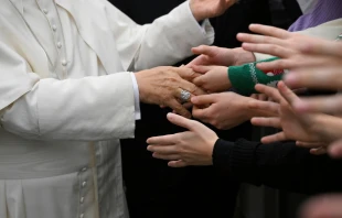Imagen referencial del Papa León XIV saludando a los fieles en el Aula Pablo VI Crédito: Vatican Media