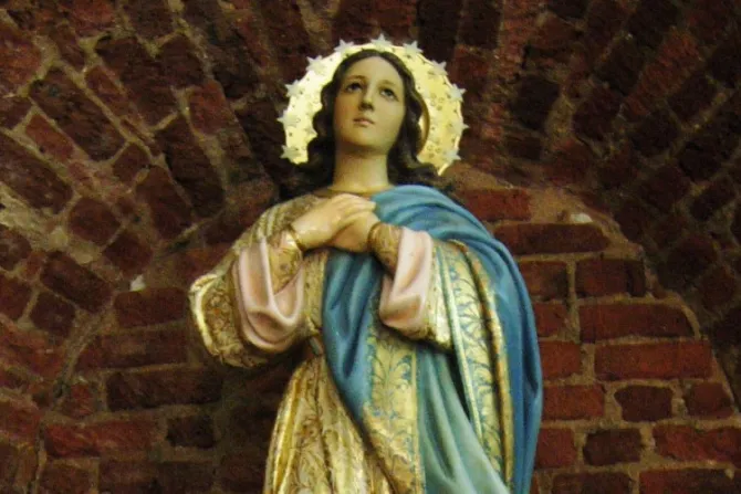 Obispo llama a contemplar a María Inmaculada como modelo de vida humana divinizada