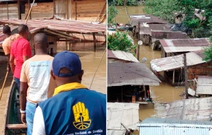 Inundaciones en Colombia. Crédito: Banco de Alimentos de Bogotá.