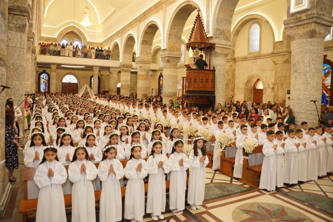 Primera Comunión en Irak