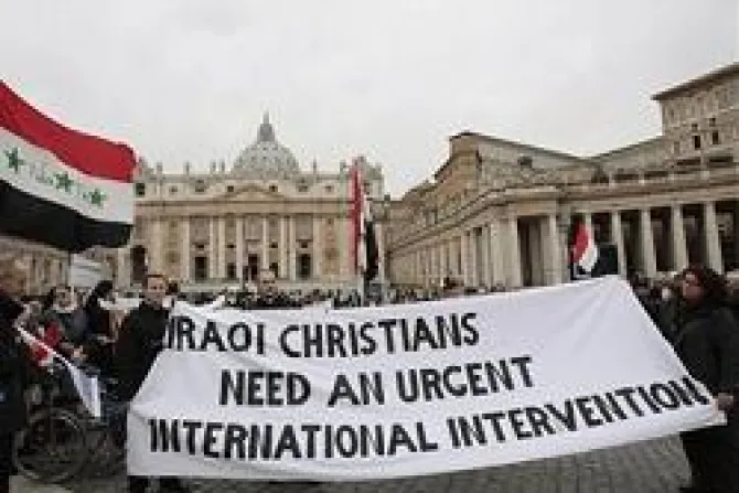 Enérgica demanda del Papa a poner fin a persecución de cristianos en Irak
