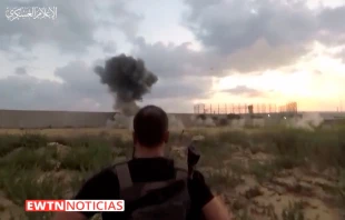 Zona del conflicto entre Israel y Hamás Crédito: EWTN Noticias (captura de video)