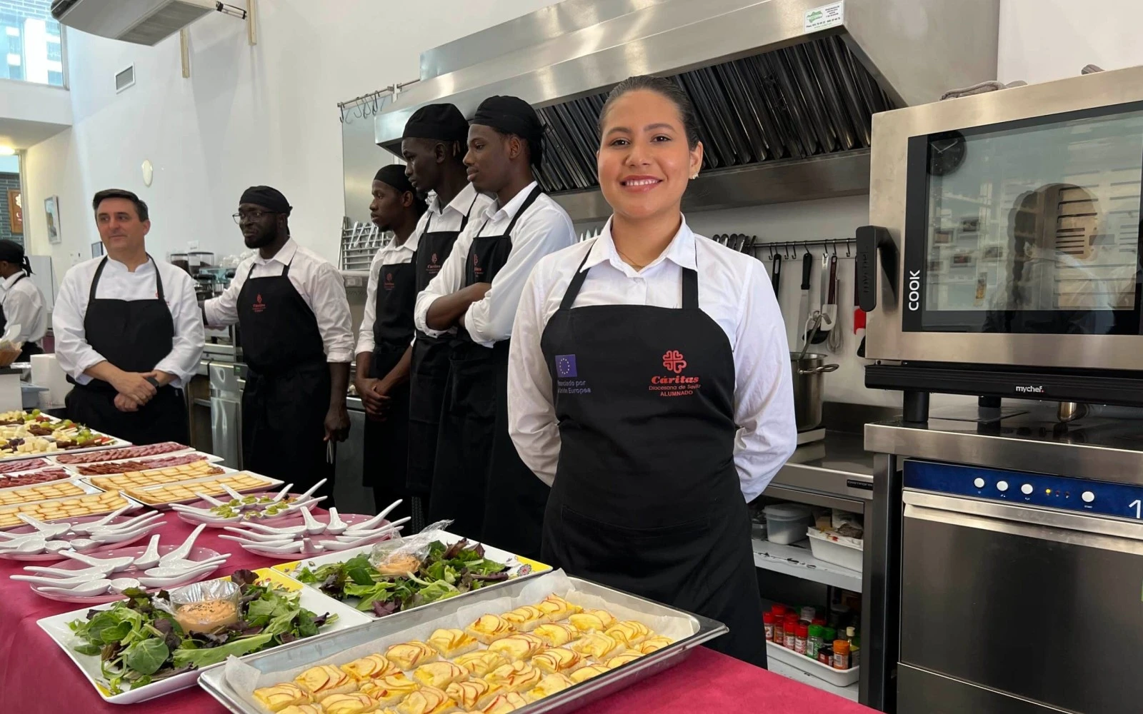 Beneficiarios de un centro de formación de Cáritas Española.?w=200&h=150