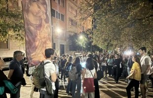 Participantes en la iniciativa "La séptima vuelta" en Valencia (España). Crédito: Parroquia de San Leandro.