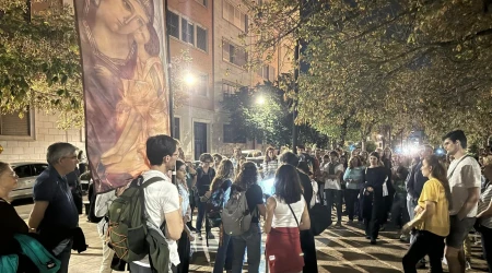 Participantes en la iniciativa "La séptima vuelta" en Valencia (España).