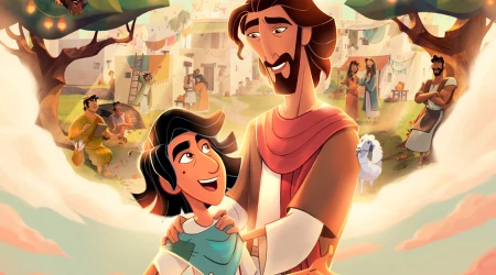 Cartel de la película "Jesús, luz del mundo".