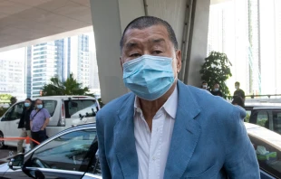 Jimmy Lai Chee Ying, fundador de Apple Daily, llega al Tribunal de Magistrados de West Kowloon, 15 de octubre de 2020. Crédito: Yung Chi Wai Derek - Shutterstock