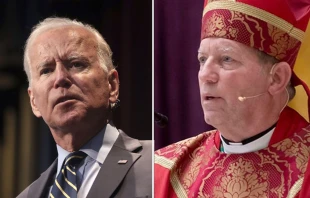 El Obispo de Saginaw, Mons. Robert Gruss, hizo un comentario controvertido sobre Joe Biden, presidente de Estados Unidos. Flickr Gage Skidmore CC BY-SA 2.0 DEED / Catholic Diocese of Saginaw