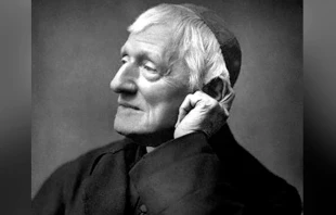 San John Henry Newman cerca del final de su vida en 1887. Crédito: Babouba, dominio público, vía Wikimedia Commons