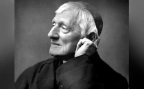 San John Henry Newman cerca del final de su vida en 1887.