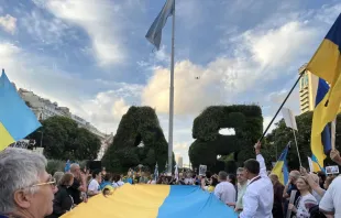 Jornada de Oración y Ayuno por el fin de la guerra en Ucrania Crédito: Embajada de Ucrania en Argentina